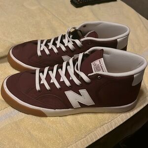 New Balance 213’s Maroon High Tops
